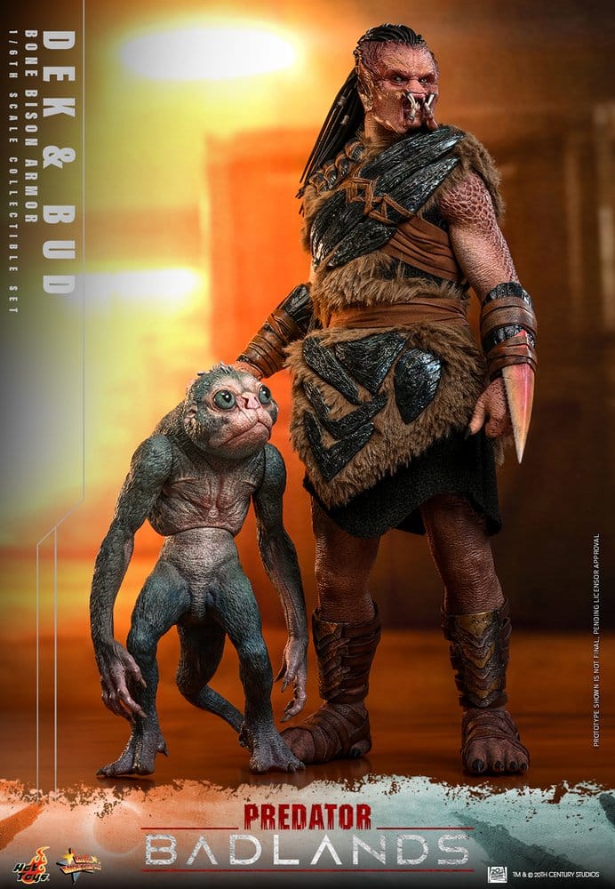 Predator: Badlands Movie Masterpiece Actionfiguren 2er-Pack 1/6 Dek (Bone Bison Armor) and Bud 31 cm – Bild 10