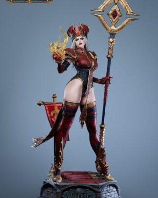 World of Warcraft Silikon Statue 1/3 Sally Whitemane 108 cm