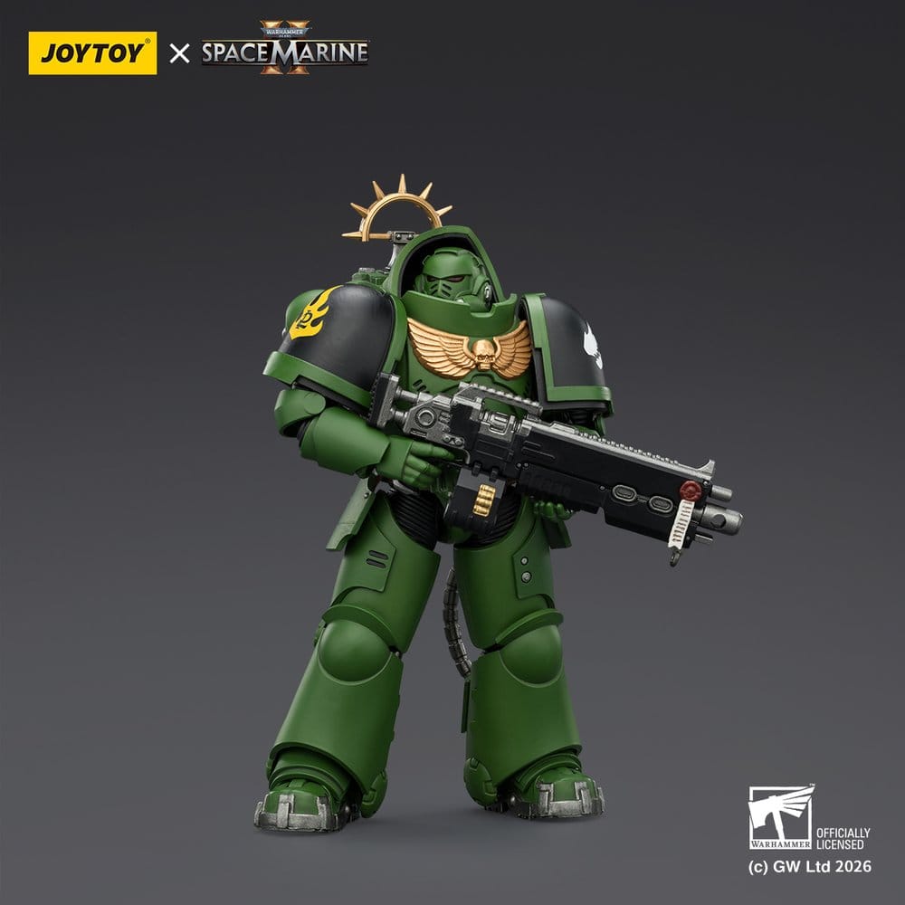 Warhammer 40,000 Actionfigur Game Edition Salamanders Heavy Intercessor 13 cm – Bild 4
