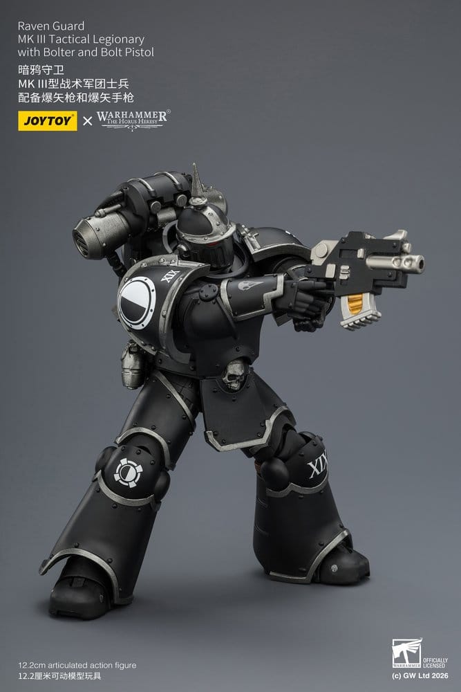 Warhammer Actionfigur Raven Guard MK III Tactical Legionary 12 cm – Bild 7