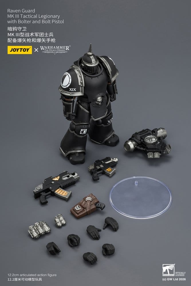 Warhammer Actionfigur Raven Guard MK III Tactical Legionary 12 cm – Bild 10