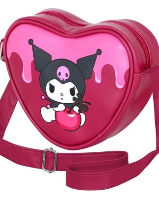Sanrio Casual Heart Schultertasche Kuromi Cherry