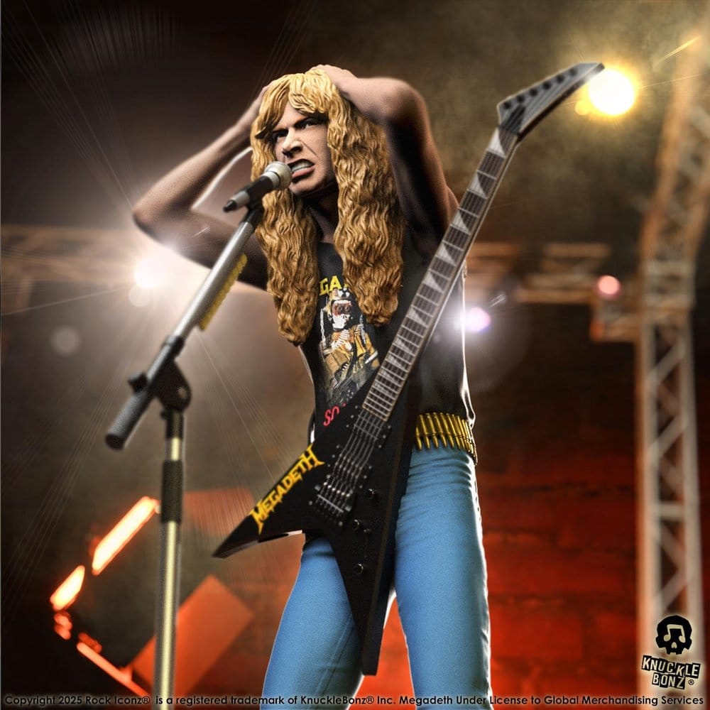 Megadeth Rock Iconz Statue Dave Mustaine II 22 cm – Bild 2