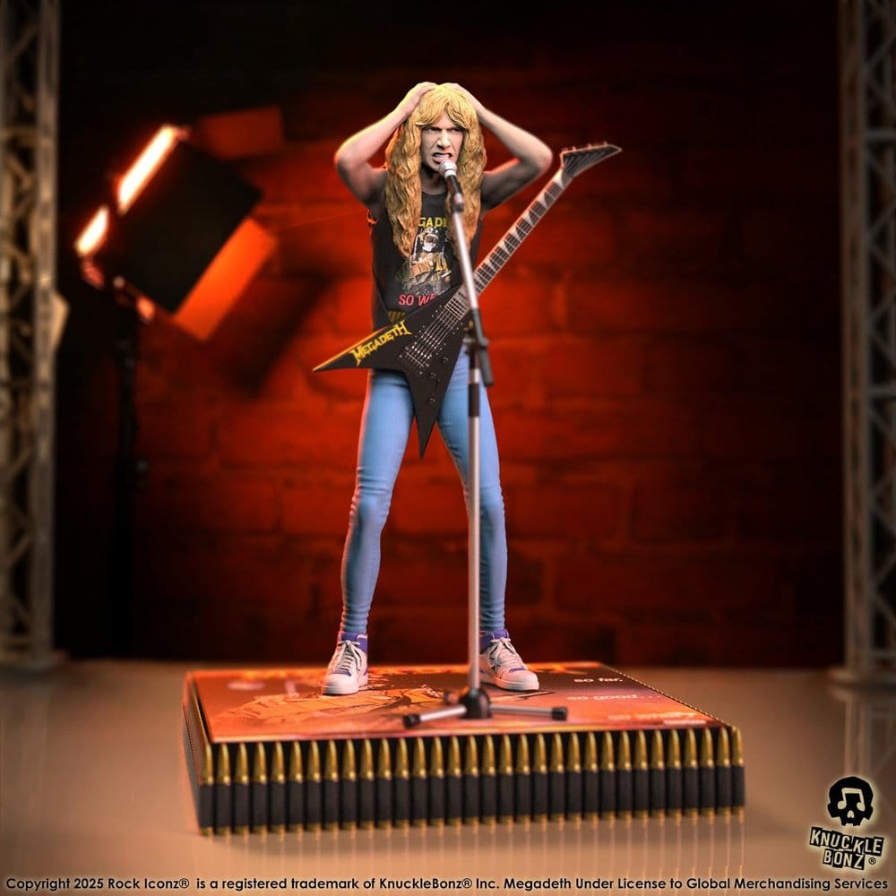 Megadeth Rock Iconz Statue Dave Mustaine II 22 cm – Bild 5