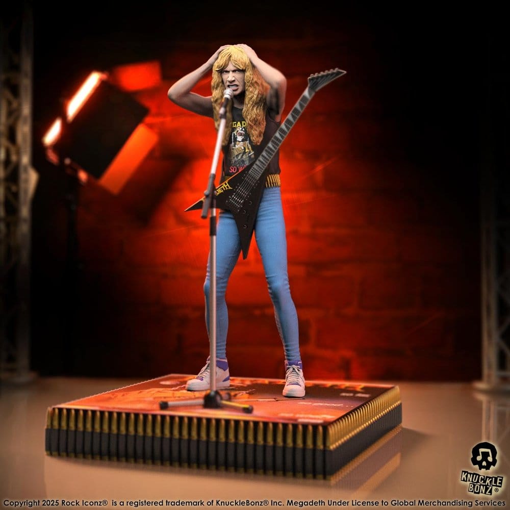 Megadeth Rock Iconz Statue Dave Mustaine II 22 cm – Bild 6