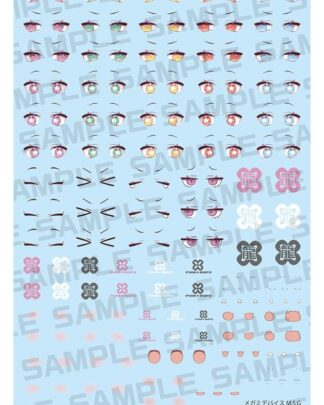 Megami Device Plastic Model Kit 1/1 M.S.G Puni Mofu Long Eye Decal Set