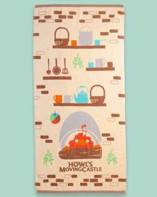 Das wandelnde Schloss Handtuch Cook with Calcifer 70 x 140 cm