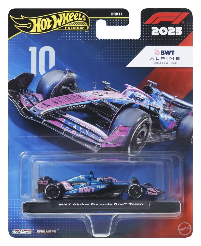 Formel 1 Hot Wheels Premium Die-Cast Fahrzeug 1:64 Team Alpine: Driver 1 – Bild 2