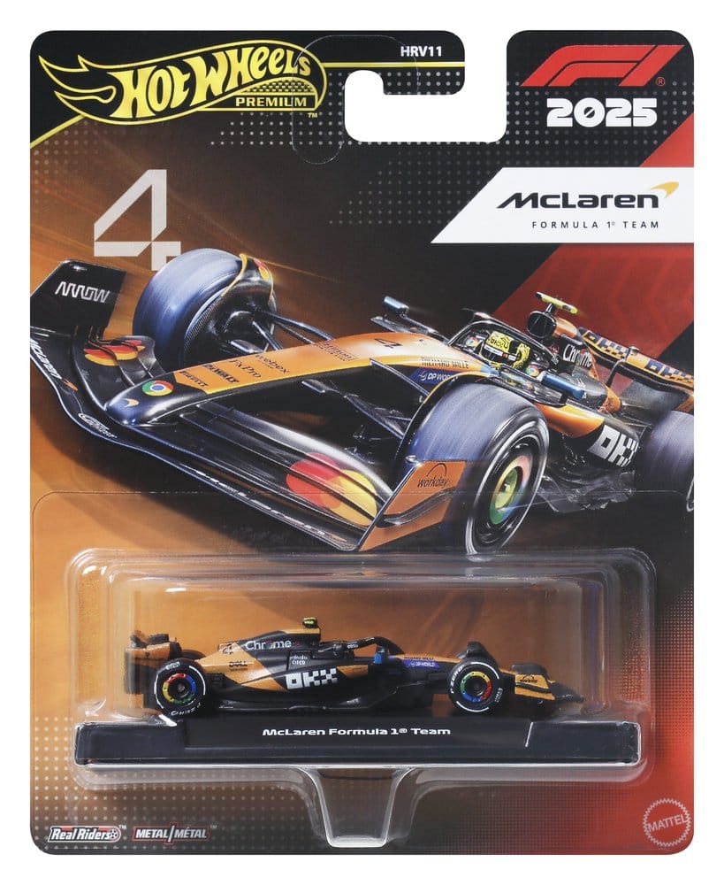 Formel 1 Hot Wheels Premium Die-Cast Fahrzeug 1:64 Team McLaren: Driver 2 – Bild 2