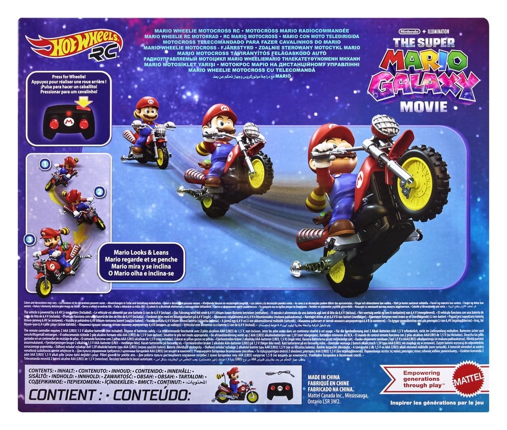 Der Super Mario Galaxy Film Hot Wheels RC Motorrad Mario Wheelie Motocross – Bild 9