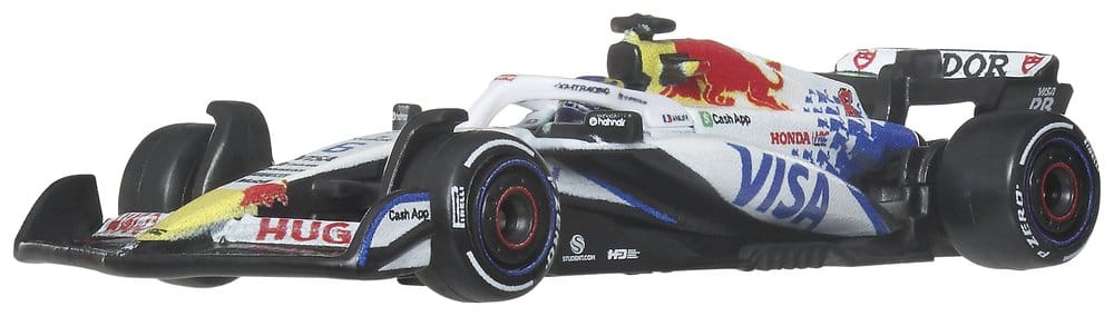 Formel 1 Hot Wheels Premium Die-Cast Fahrzeuge 2er-Pack 1:64 Team Visa Cash App Racing Bulls – Bild 2