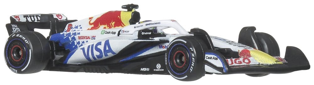 Formel 1 Hot Wheels Premium Die-Cast Fahrzeuge 2er-Pack 1:64 Team Visa Cash App Racing Bulls – Bild 10