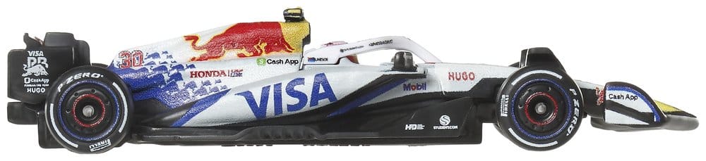 Formel 1 Hot Wheels Premium Die-Cast Fahrzeuge 2er-Pack 1:64 Team Visa Cash App Racing Bulls – Bild 15