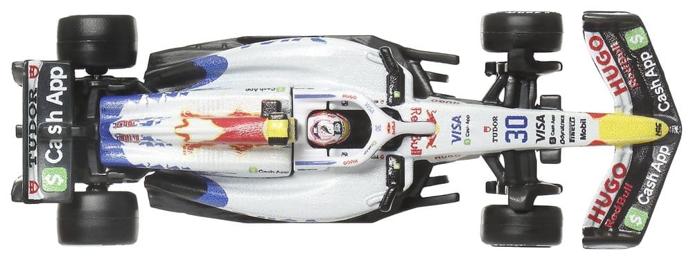 Formel 1 Hot Wheels Premium Die-Cast Fahrzeuge 2er-Pack 1:64 Team Visa Cash App Racing Bulls – Bild 16