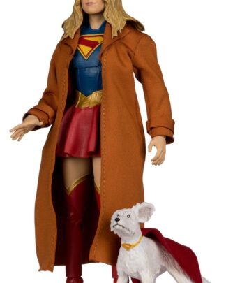 Supergirl (2026) DC Theatrical Deluxe Edition Actionfigur Supergirl & Krypto (Gold Label) 17 cm