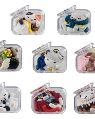 One Piece Mega Cat Project Minifiguren Good Night NyanPieceNyan! Ver. Luffy with rivals 6 cm Blind Box Sortiment (8)