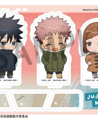 Jujutsu Kaisen Buddycolle Acrylaufsteller 5th Anniversary C Megumi Fushiguro, Yuji Itadori & Nobara Kugisaki 10 cm
