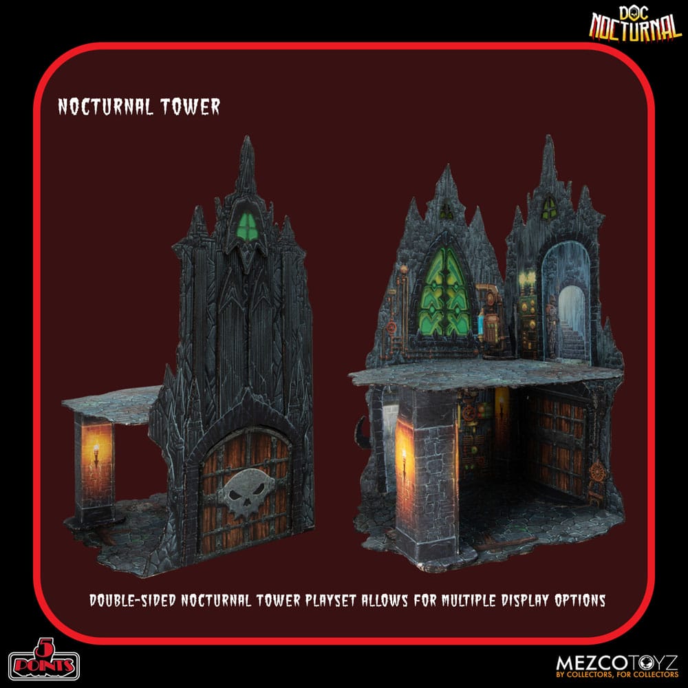 Doc Nocturnal 5 Points Actionfiguren Nocturnal Tower Playset 9 cm – Bild 13
