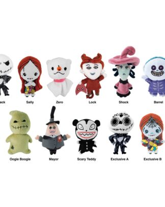 Nightmare before Christmas Plüsch-Taschenanhänger Display (24)