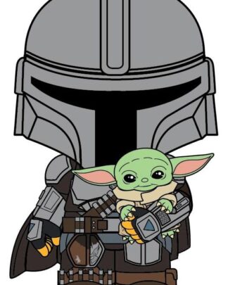 The Mandalorian 3D PVC-Magnet The Mandalorian und Grogu