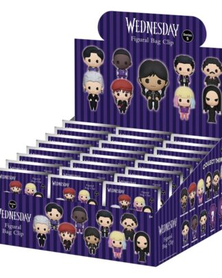 Wednesday 3D Schaumstoff-Taschenanhänger Serie 5 Display (24)