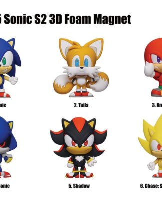 Sonic the Hedgehog Magnete blind pack Series 2 Display (12)
