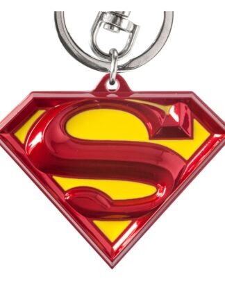 DC Zinn-Schlüsselanhänger Superman Logo bunt
