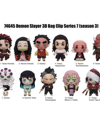 Demon Slayer 3D PVC-Taschenanhänger Series 7 Display (24)