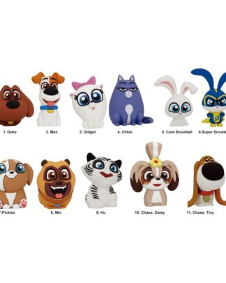 Pets 3D PVC-Taschenanhänger  Series 1 Display (24)