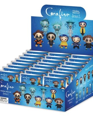 Coraline 3D Schaumstoff-Taschenanhänger Serie 2 Display (24)
