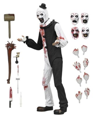 Terrifier 2 Ultimate Actionfigur Art the Clown (Blood Splattered) 18 cm