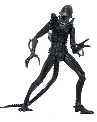 Aliens Ultimate Actionfigur Warrior (1986) Xenomorph Black (40th Anniversary) 23 cm
