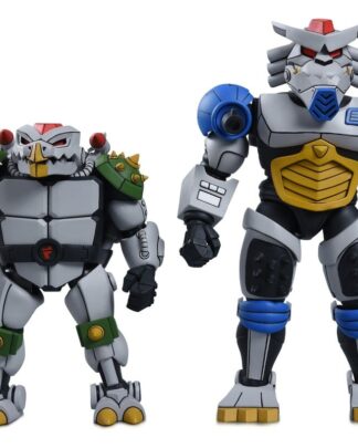 Teenage Mutant Ninja Turtles (1987 Cartoon) 2er-Pack Actionfiguren Robo Tokka and Rahzar 18 cm