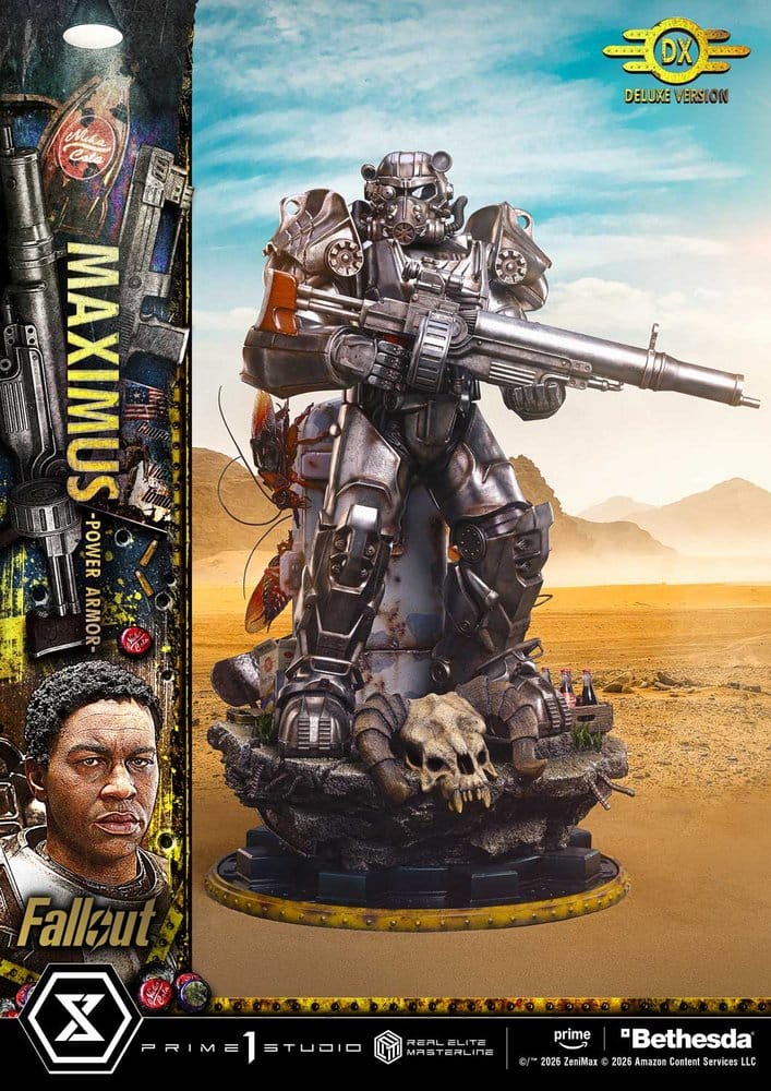Fallout Real Elite Masterline Statue 1/4 Maximus Power Armor DX Bonus Version 67 cm – Bild 9