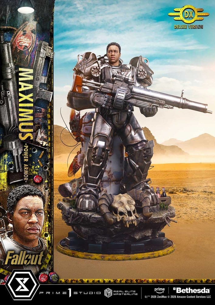 Fallout Real Elite Masterline Statue 1/4 Maximus Power Armor DX Bonus Version 67 cm – Bild 10
