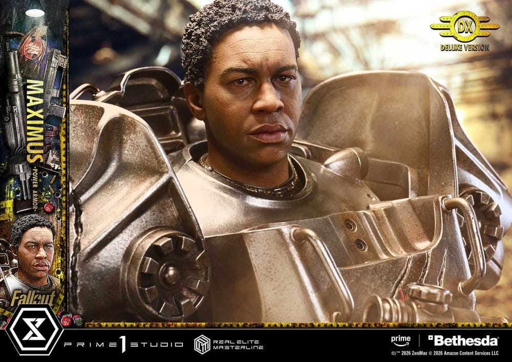 Fallout Real Elite Masterline Statue 1/4 Maximus Power Armor DX Bonus Version 67 cm – Bild 11