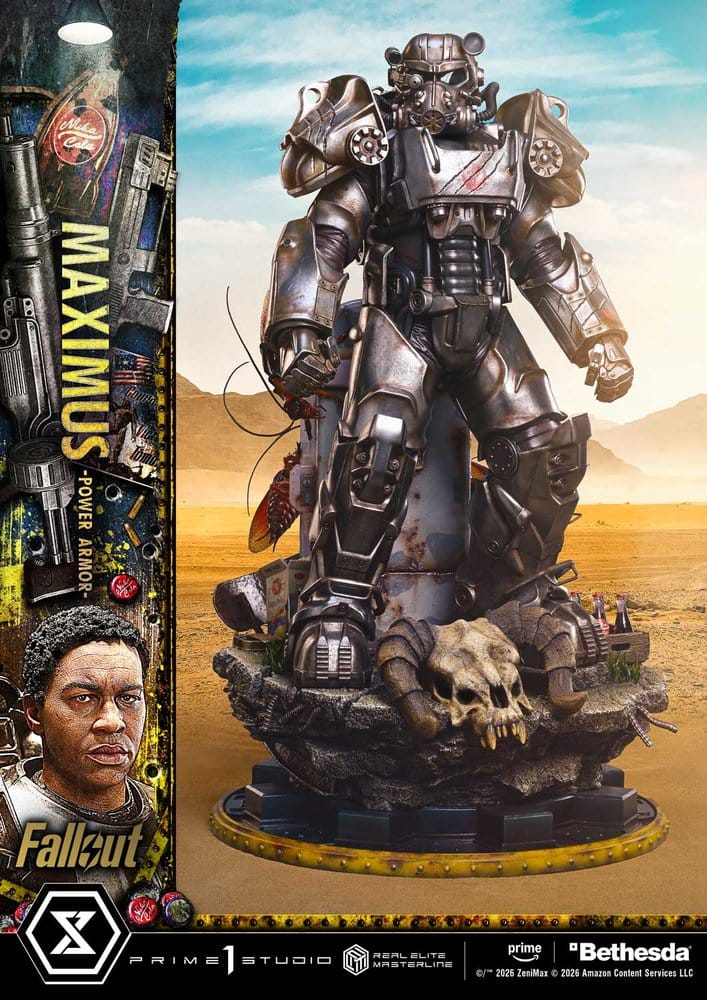 Fallout Real Elite Masterline Statue 1/4 Maximus Power Armor DX Bonus Version 67 cm – Bild 13
