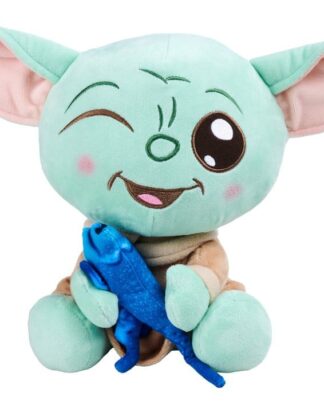 Star Wars Mandalorian Plüschfigur Grogu mit Eidechse 25 cm