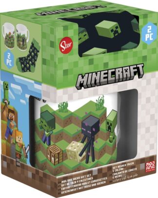 Minecraft Tasse & Socken Set