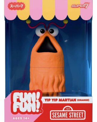 Sesamstraße Fun! Fun! Soft Vinyl Figur Yip Yip Martian (Orange) 18 cm