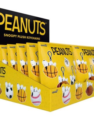 Peanuts Super Duper Plüsch Schlüsselanhänger Blind Bags Wave 1A Display (12)