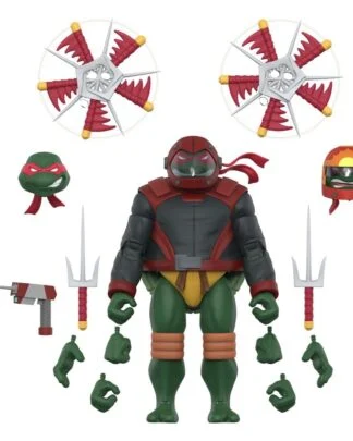 Teenage Mutant Ninja Turtles Ultimates Actionfigur Wave 14 Raphael (Road Gear)