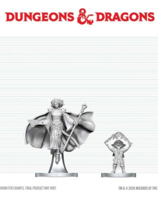 D&D Nolzur's Marvelous Miniatures Minifiguren Gnom-Hexenmeister & Aasimar-Zauberer 13 cm