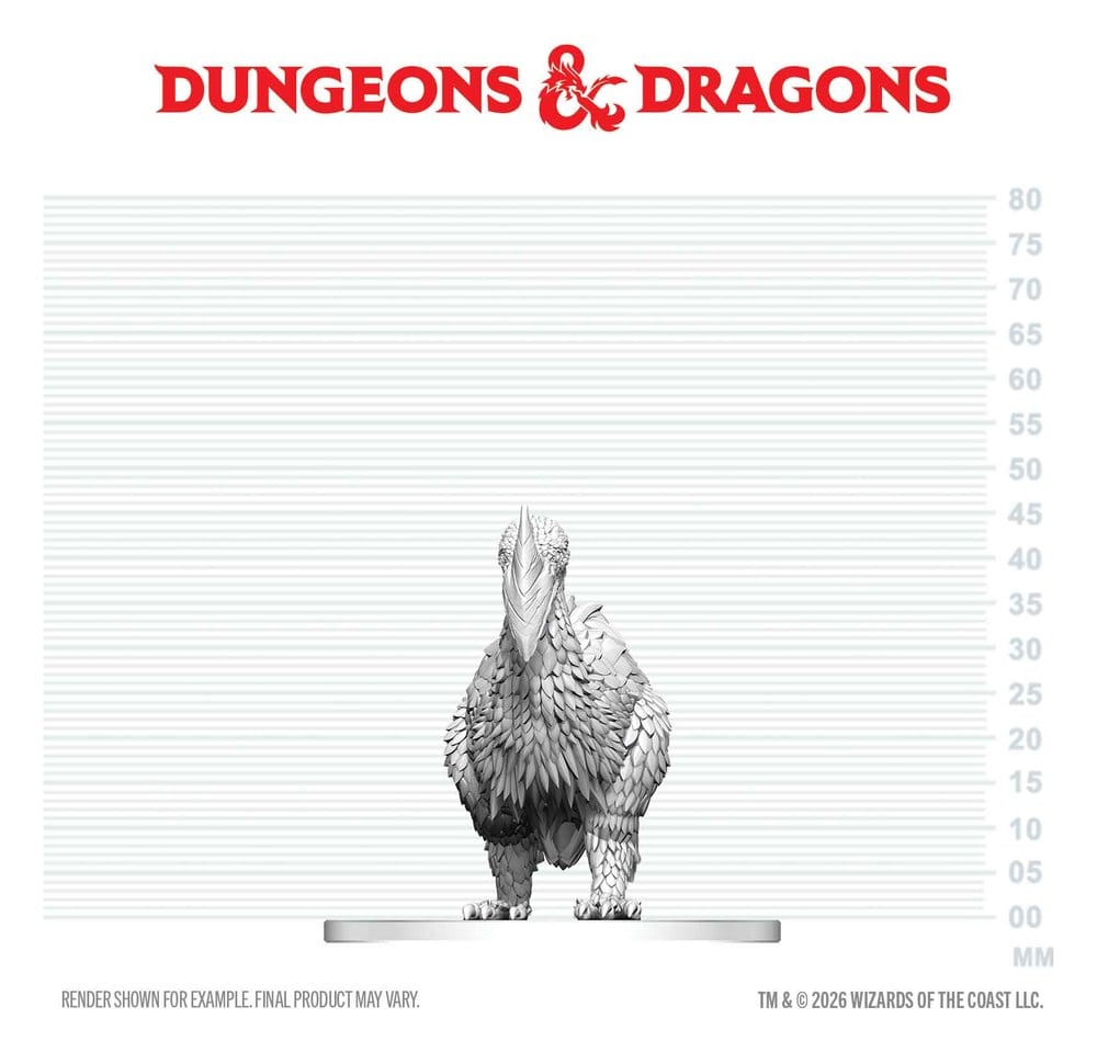 D&D Nolzur's Marvelous Miniatures Minifigur Axe Beak 4 cm – Bild 2