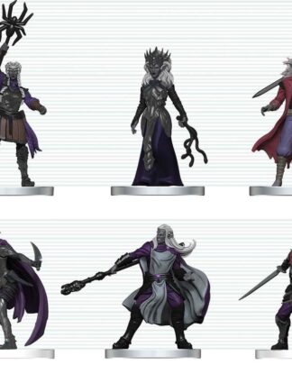 D&D Icons of the Realms Minifiguren Drow-Kriegerschar 20 cm