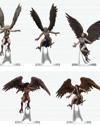 D&D Icons of the Realms Minifiguren Harpyien-Schwarm 20 cm
