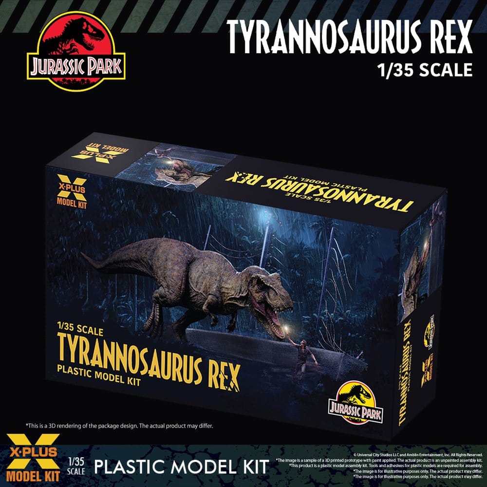 Jurassic Park Plastic Model Kit 1/35 Tyrannosaurus Rex 42 cm – Bild 6