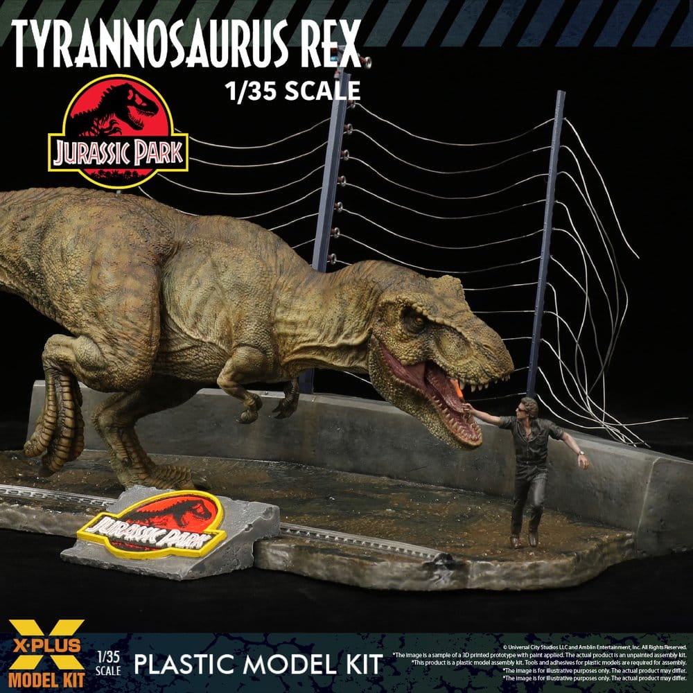 Jurassic Park Plastic Model Kit 1/35 Tyrannosaurus Rex 42 cm – Bild 7