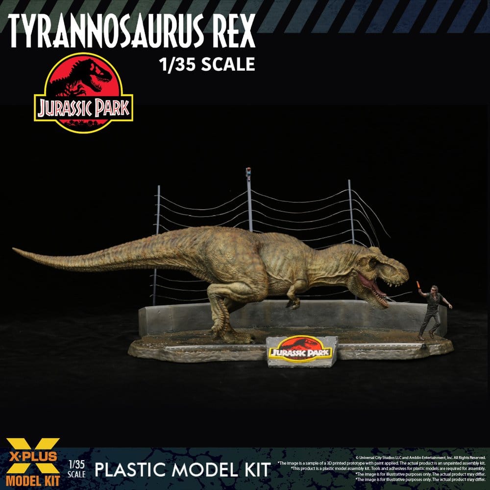 Jurassic Park Plastic Model Kit 1/35 Tyrannosaurus Rex 42 cm – Bild 8