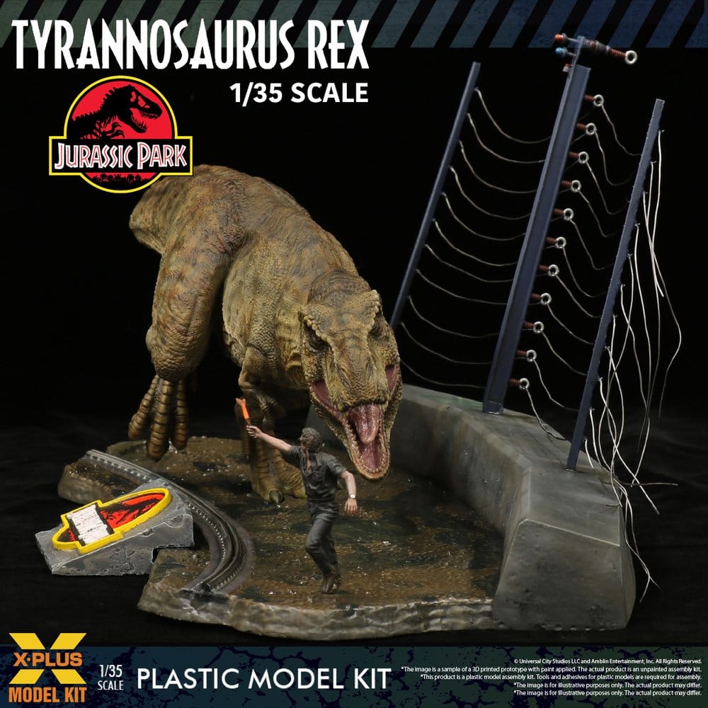 Jurassic Park Plastic Model Kit 1/35 Tyrannosaurus Rex 42 cm – Bild 9